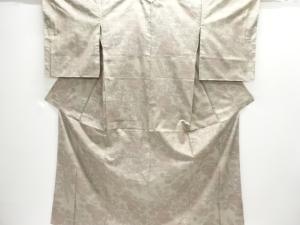 未使用品　花模様織り出し本場大島紬着物